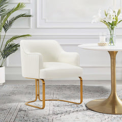 Raya Dining Armchair in Cream - Ornate Home