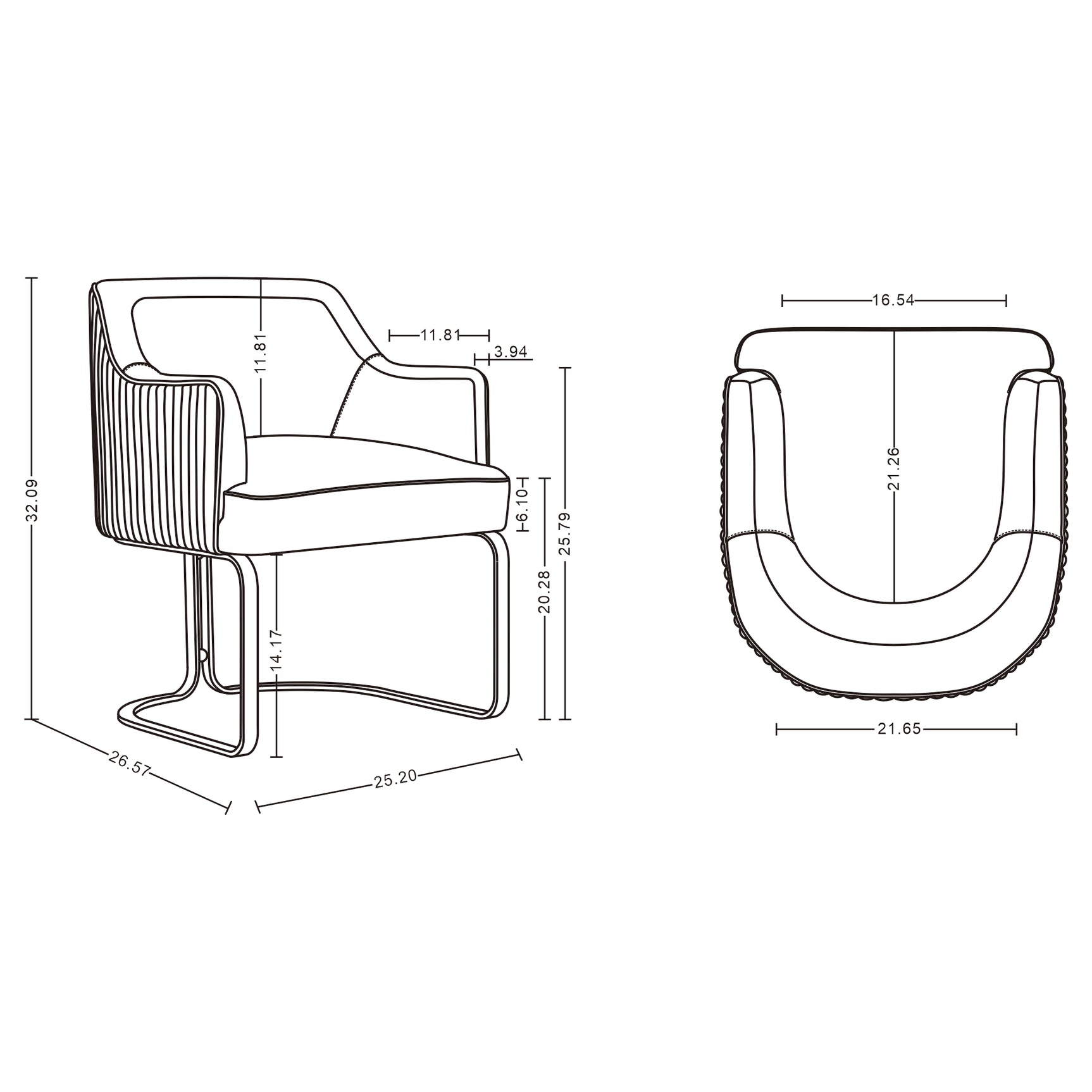 Raya Dining Armchair in Cream - Ornate Home