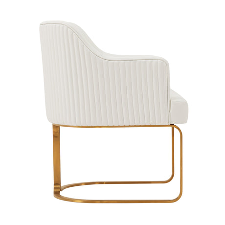 Raya Dining Armchair in Cream - Ornate Home