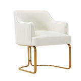 Raya Dining Armchair in Cream - Ornate Home