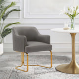 Raya Dining Armchair in Taupe - Ornate Home