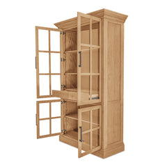 Raymond Natural Tall Cabinet - Ornate Home