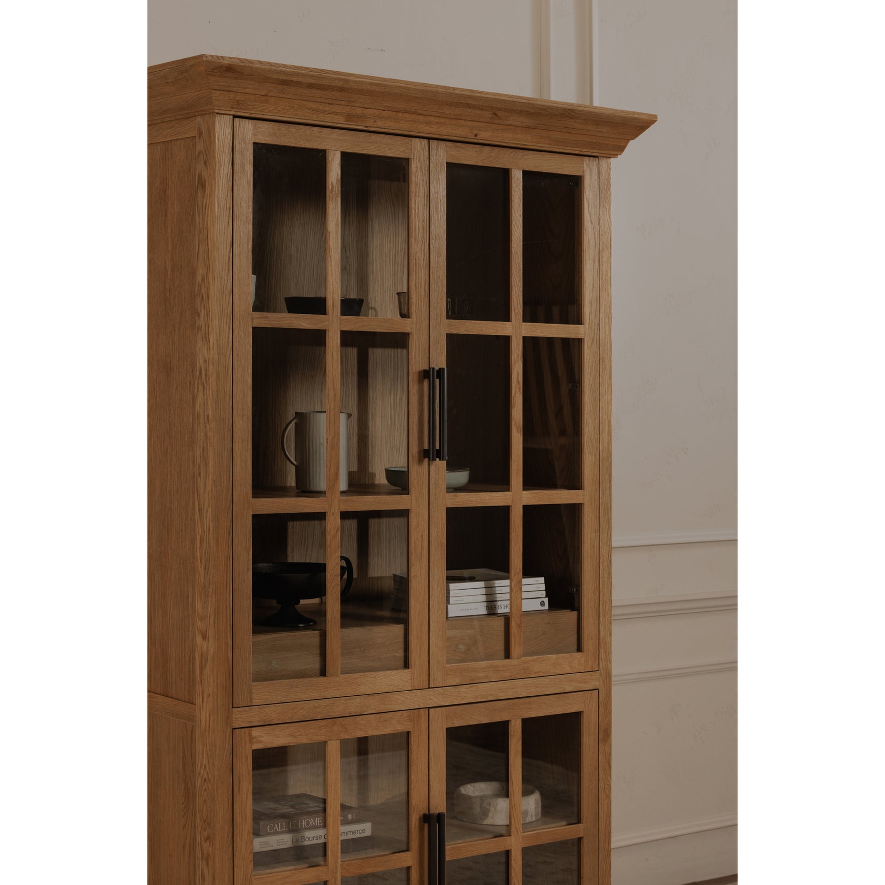 Raymond Natural Tall Cabinet - Ornate Home