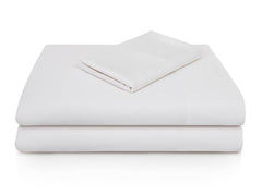 Rayon From Bamboo White Twin Sheet Set - Ornate Home