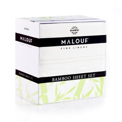 Rayon From Bamboo White Twin Sheet Set - Ornate Home