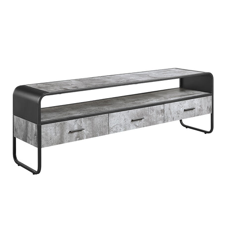 Raziela Black TV Stand - Ornate Home