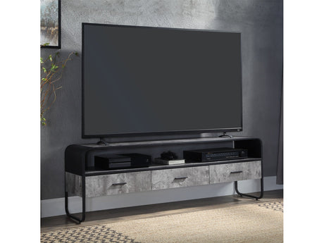 Raziela Black TV Stand - Ornate Home