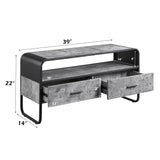 Raziela Black TV Stand - Ornate Home