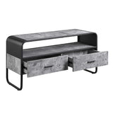 Raziela Black TV Stand - Ornate Home
