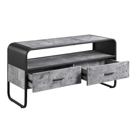 Raziela Black TV Stand - Ornate Home