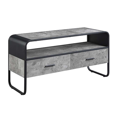 Raziela Black TV Stand - Ornate Home