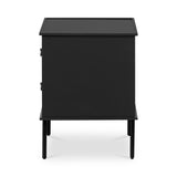 Reagan Black Nightstand - Ornate Home