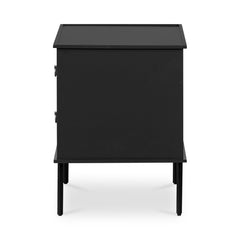 Reagan Black Nightstand - Ornate Home
