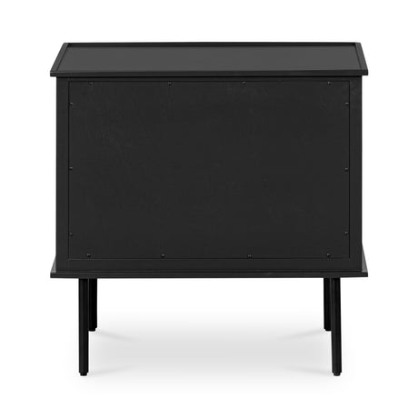 Reagan Black Nightstand - Ornate Home