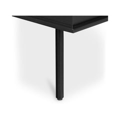 Reagan Black Nightstand - Ornate Home