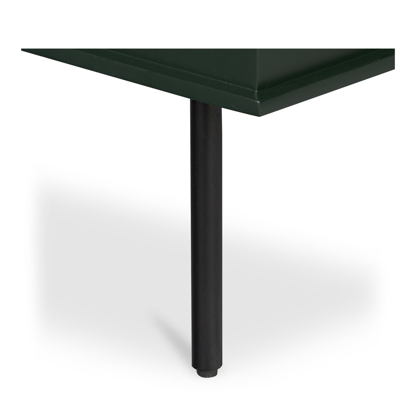 Reagan Deep Green 3 Drawer Nightstand - Ornate Home