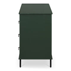 Reagan Deep Green 6 Drawer Dresser - Ornate Home