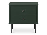 Reagan Deep Green Nightstand - Ornate Home