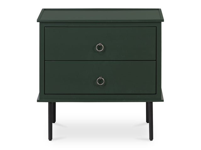 Reagan Deep Green Nightstand - Ornate Home