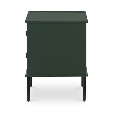 Reagan Deep Green Nightstand - Ornate Home