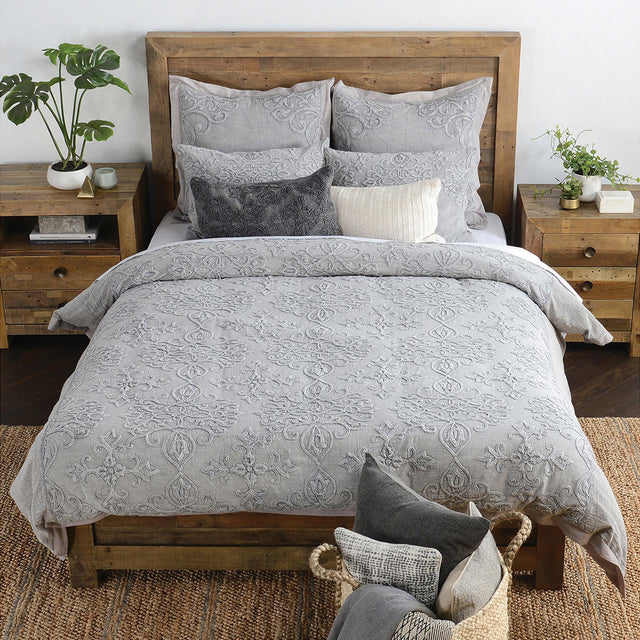 Reagan Gray Duvet Collection - Ornate Home
