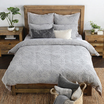 Reagan Gray Duvet Collection - Ornate Home
