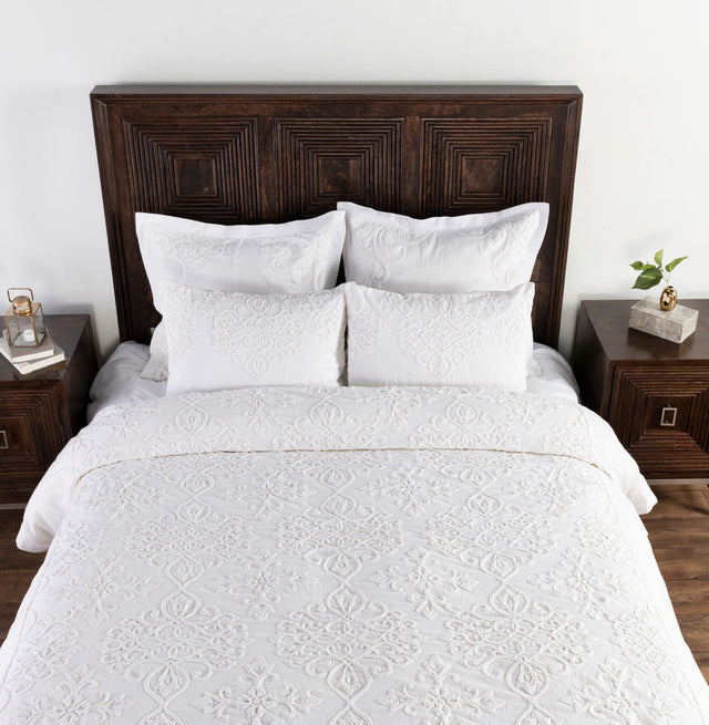 Reagan White Duvet Collection - Ornate Home
