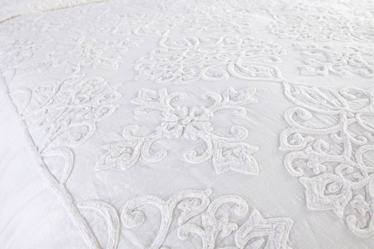 Reagan White Duvet Collection - Ornate Home