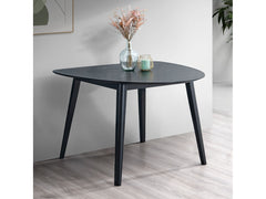 Real Black Dining Table - Ornate Home