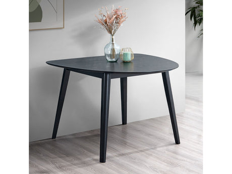 Real Black Dining Table - Ornate Home