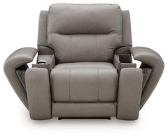 Real Moments Ash Power Recliner w/Audio Seating - Ornate Home