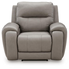 Real Moments Ash Power Recliner w/Audio Seating - Ornate Home