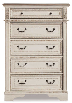 Realyn California King Sleigh Bedroom Set / 5pc - Ornate Home