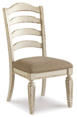 Realyn Chipped White Dining Chair (Set of 2) (Online Special Price) - Ornate Home