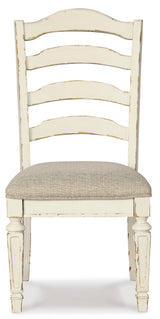 Realyn Chipped White Dining Chair (Set of 2) (Online Special Price) - Ornate Home