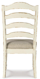 Realyn Chipped White Dining Chair (Set of 2) (Online Special Price) - Ornate Home
