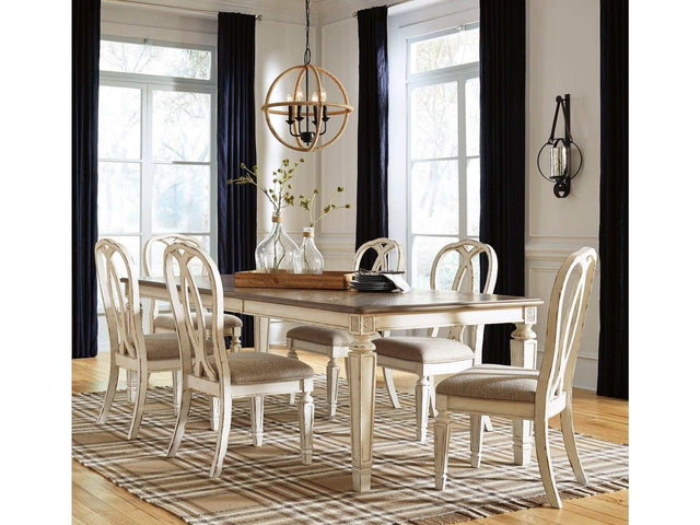 Realyn Chipped White Dining Room Set / 7pc (Online Special Price) - Ornate Home