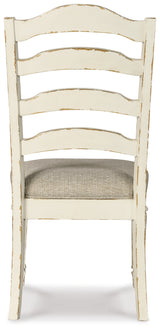Realyn Chipped White Extension Dining Table and 6 Chairs (Online Special Price) - Ornate Home