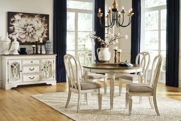 Realyn Dining Table w/ Extension Leaf - Ornate Home