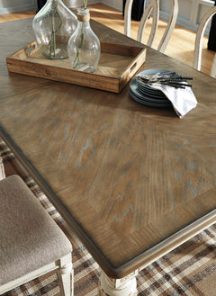 Realyn Dining Table w/ Extension Leaf - Ornate Home