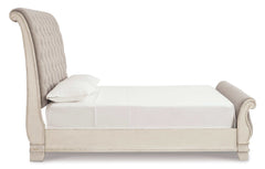 Realyn King Sleigh Bed - Ornate Home