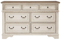 Realyn Mirrored Dresser w/ 7 Drawer - Ornate Home