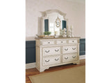 Realyn Mirrored Dresser w/ 7 Drawer - Ornate Home