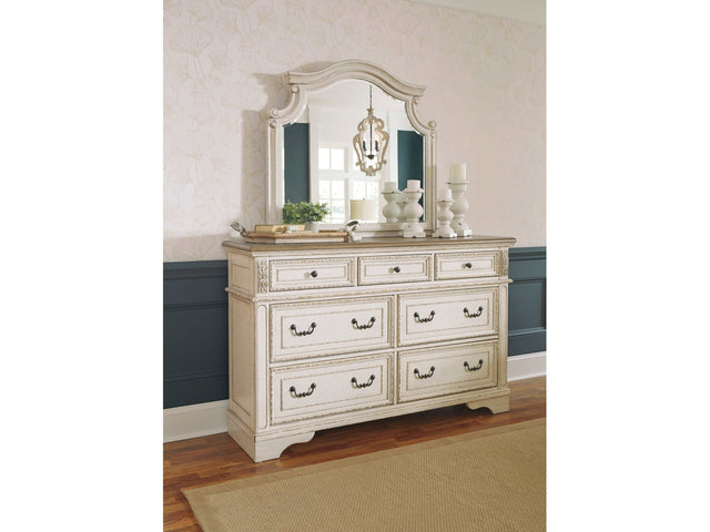 Realyn Mirrored Dresser w/ 7 Drawer - Ornate Home