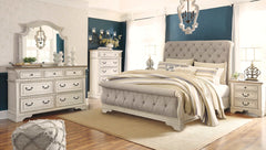 Realyn Queen Sleigh Bed - Ornate Home