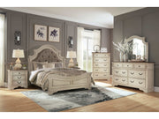 Realyn Queen Upholstered Panel Bedroom Set / 5pc - Ornate Home