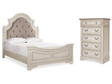 Realyn Queen Upholstered Panel Bedroom Set with Chest (Online Special Price) - Ornate Home