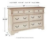 Realyn Two-tone Dresser and 2 Nightstands (Online Special Price) - Ornate Home