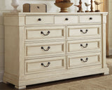 Realyn Two-tone Dresser and 2 Nightstands - Ornate Home