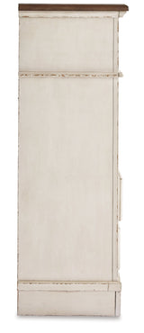 Realyn Two-tone Full Panel Bedroom Set with Dresser, Mirror, Chest and Nightstand - Ornate Home